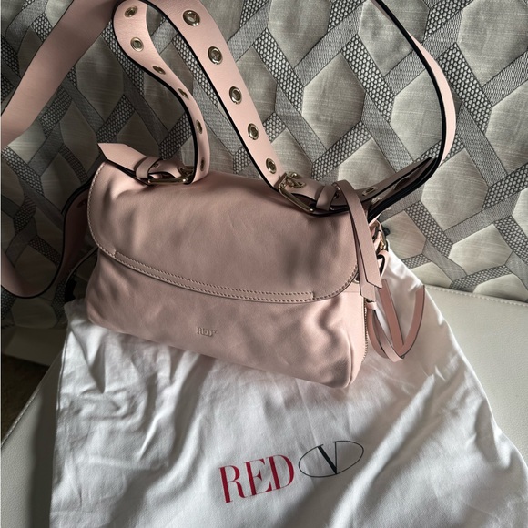 Red Pink Crossbody Bag with Adjustable Strap - Picture 2 of 11